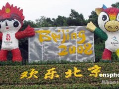 北京世界花卉展“福娃福?!庇慰停▓D)