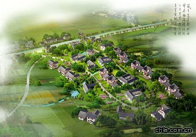 棚花村一號組團效果圖