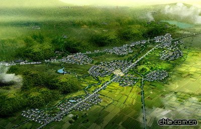 棚花村總體規劃效果圖