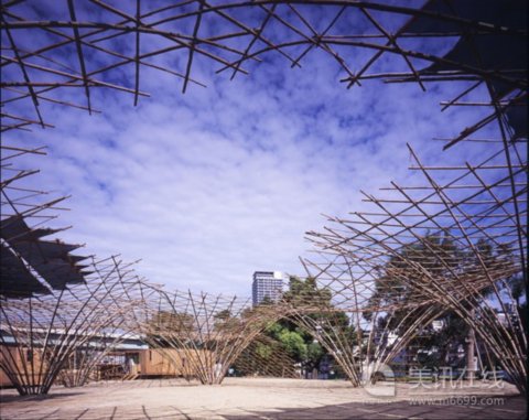 大阪竹林和臨水小屋設(shè)計(jì)