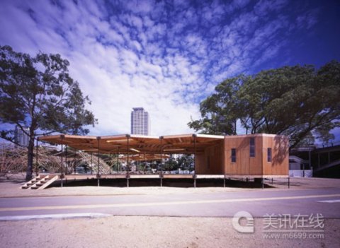 大阪竹林和臨水小屋設(shè)計(jì)