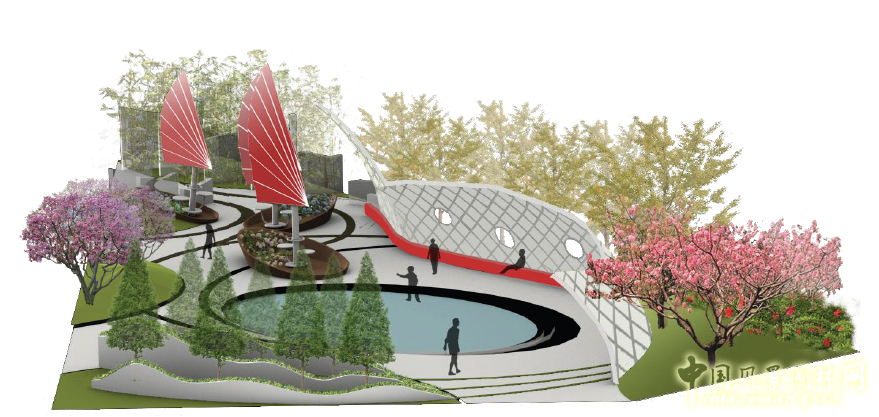 北京園博會 設(shè)計師廣場 獲獎 作品 曾宥榕 臺灣 中國風(fēng)景園林網(wǎng)