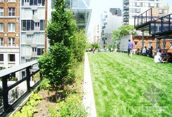 紐約市內的高線公園最后一期 中國風景園林網