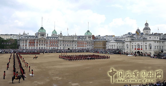 英國(guó)皇家騎兵衛(wèi)隊(duì)閱兵場(chǎng) 中國(guó)風(fēng)景園林網(wǎng)