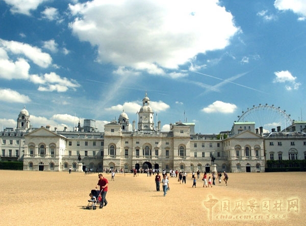 英國皇家騎兵衛隊閱兵場 中國風景園林網