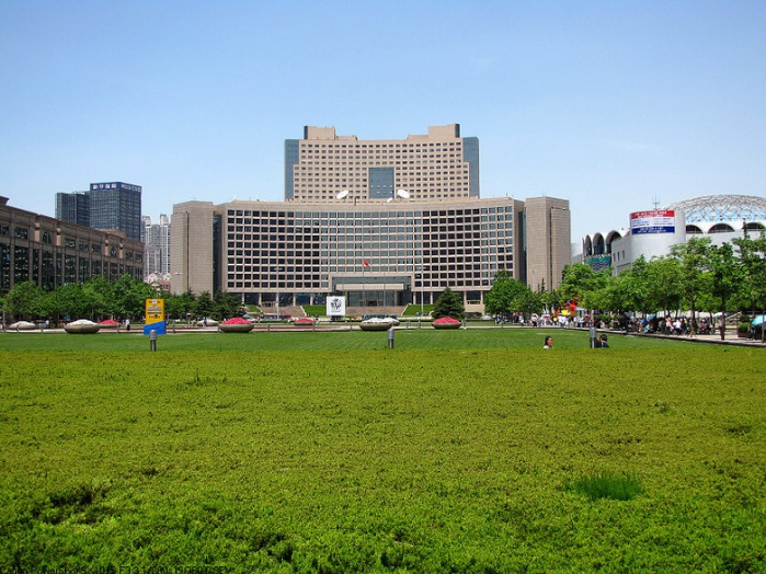 魯班獎(jiǎng)  景觀 展示 青島 五四廣場(chǎng) 中國(guó)風(fēng)景園林網(wǎng)