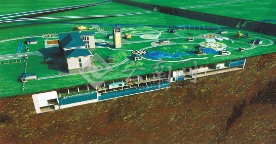 國內(nèi) 最大 地下式 污水處理廠 公園 中國風(fēng)景園林網(wǎng)