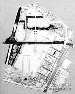 圖6　巴黎拉維萊特公園設計方案