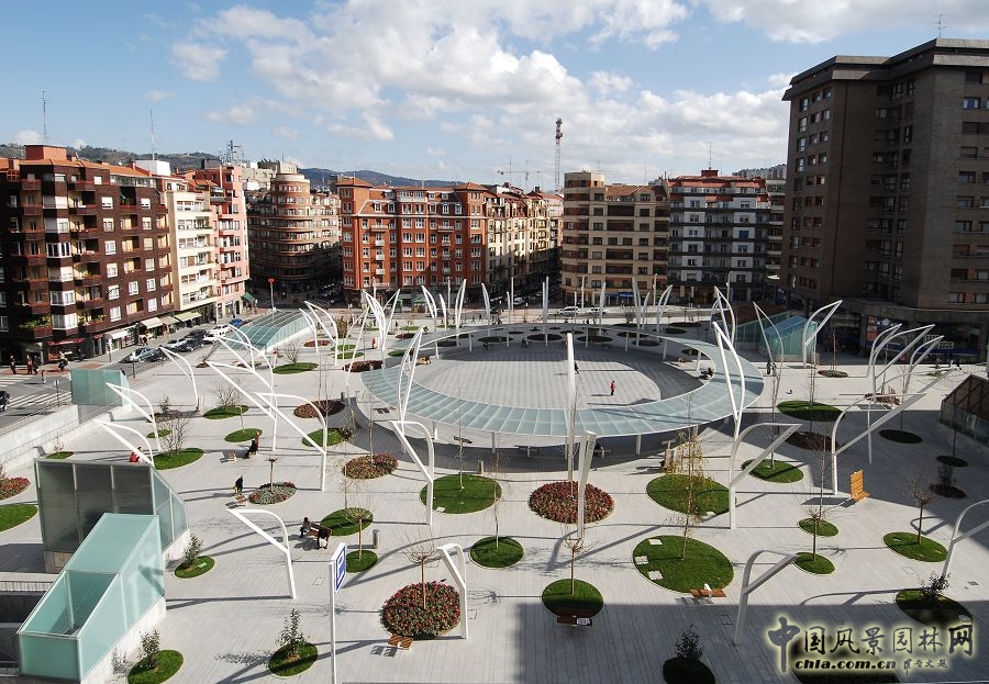 西班牙畢爾巴鄂Indautxu廣場改造