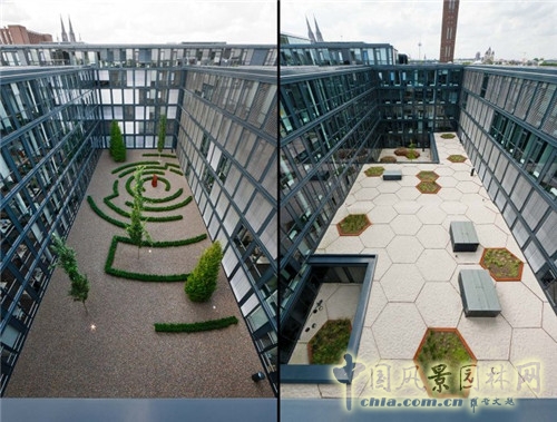 德國科隆Rheinpark-Metropole辦公空間景觀設計