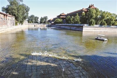 故宮護城河 筒子河 夜景燈光 景觀用水