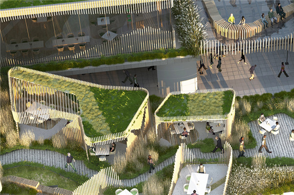 巴黎拉德芳斯區(qū)氧氣公園景觀設(shè)計(jì)