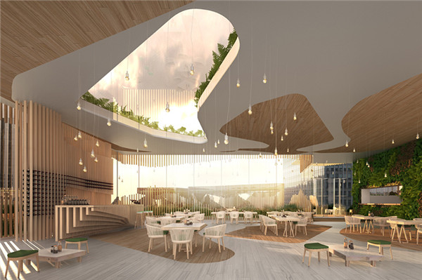 巴黎拉德芳斯區氧氣公園景觀設計