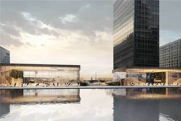 巴黎拉德芳斯區氧氣公園景觀設計