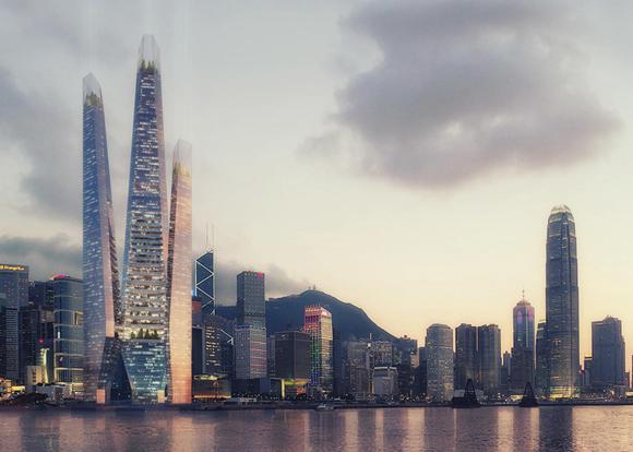 香港“生態(tài)建筑”摩天大樓建筑設(shè)計(jì)方案公布