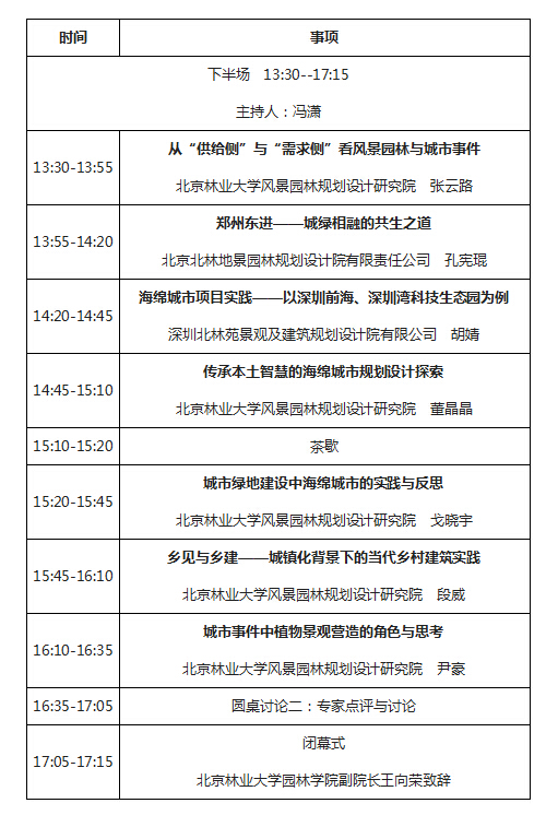 北京林業(yè)大學(xué)2016風(fēng)景園林規(guī)劃設(shè)計論壇