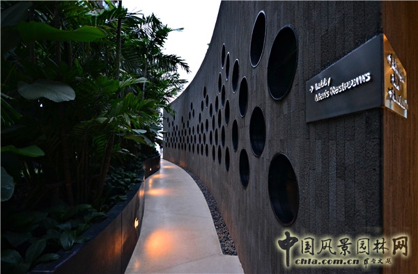 泰國芭提雅希爾頓酒店屋頂花園