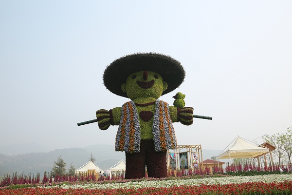 2014青島世園會(huì)立體花壇圖片賞析