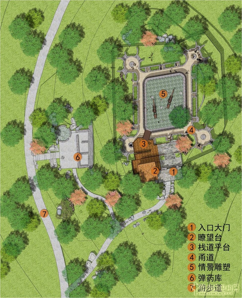 2016園冶杯專業(yè)獎(jiǎng)參賽項(xiàng)目：濟(jì)南臥虎山戰(zhàn)爭(zhēng)遺址公園