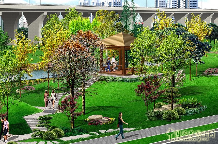 2016園冶杯專業獎參賽項目：無錫新區前進路伯瀆港濱水公園景觀設計