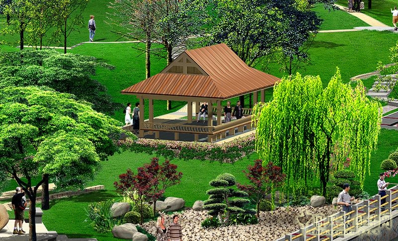 2016園冶杯專業獎參賽項目：無錫新區前進路伯瀆港濱水公園景觀設計