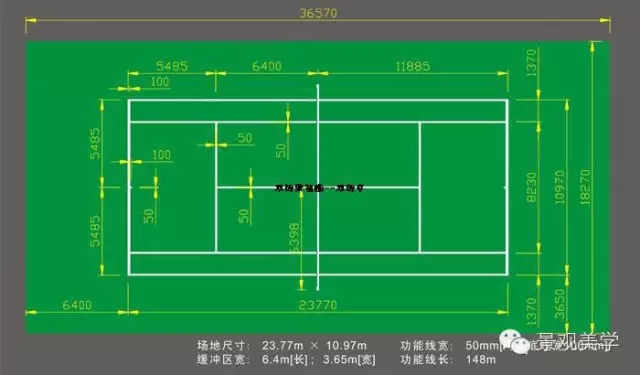 景觀設計規范 ? 常用室外運動場地標準尺寸