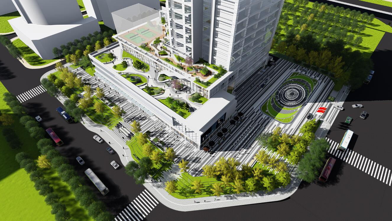 森臣國際：武漢建工科技中心項(xiàng)目園林景觀設(shè)計(jì)
