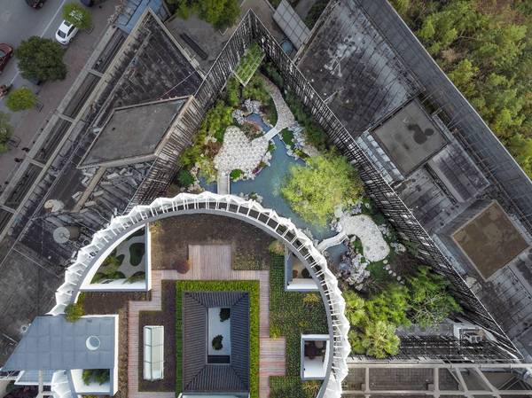 現(xiàn)代建筑與古典園林的結(jié)合