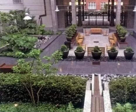 雨水花園經(jīng)典案例：美國(guó)霍伊特公寓