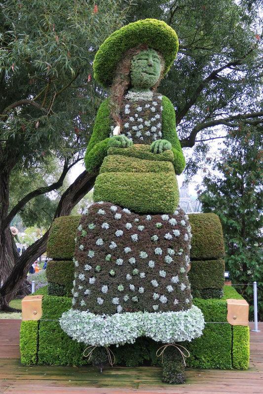 加拿大渥太華植物雕塑作品展，中國作品歡迎