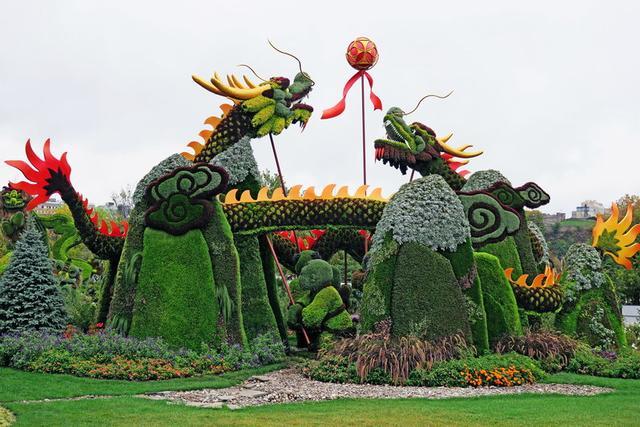 加拿大渥太華植物雕塑作品展，中國作品歡迎