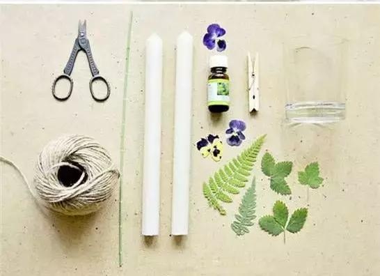 干花蠟燭、花藝書簽制作步驟