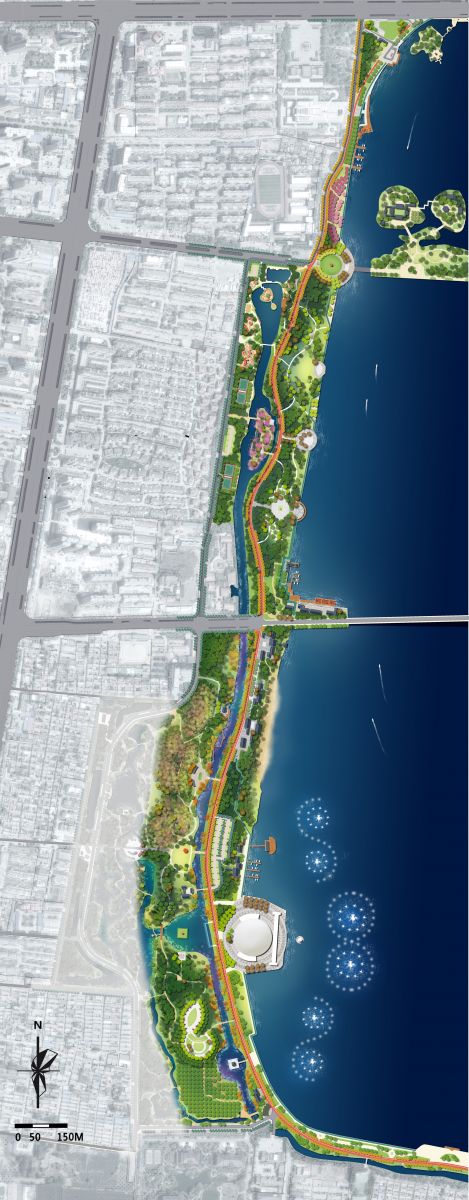 園冶杯專業獎：聊城東昌湖景觀提升及游路系統項目