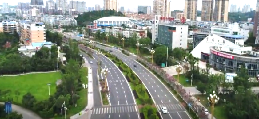 園冶杯專業獎：資陽市嬌子大道綜合整治建設工程-節點景觀提升