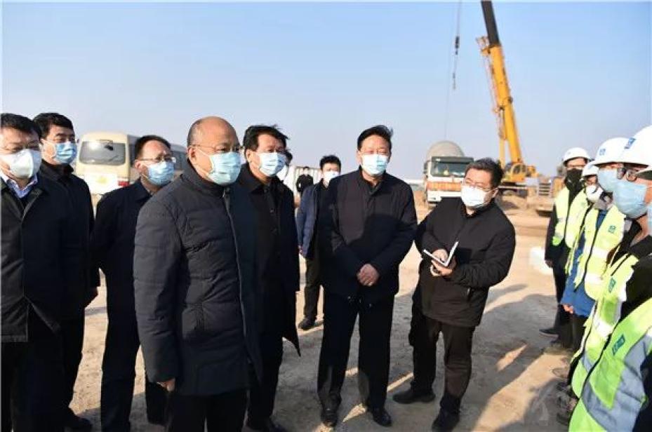 河北邯鄲市領(lǐng)導(dǎo)赴園博園施工一線調(diào)研慰問