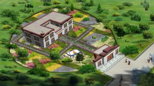 揚州世園會展園風格各異 西藏園澳門園先睹為快