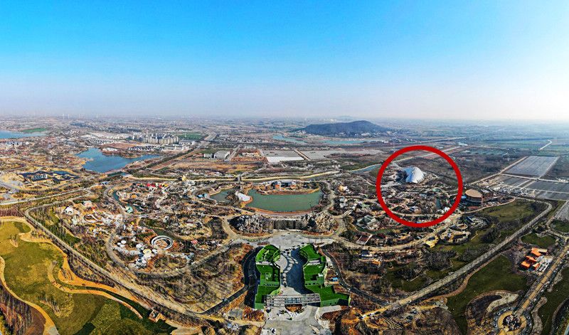 2021揚州“世園會”韓中緣館主體建成