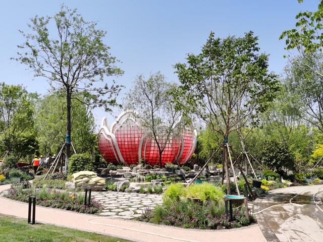 第十屆中國花博會山東展園展區(qū)即將精彩綻放