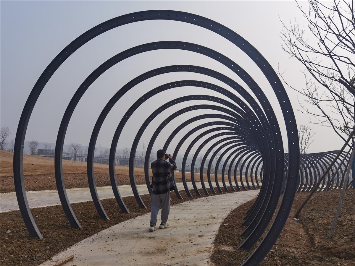 湖北省第三屆（荊門）園博會32個展園基本完工