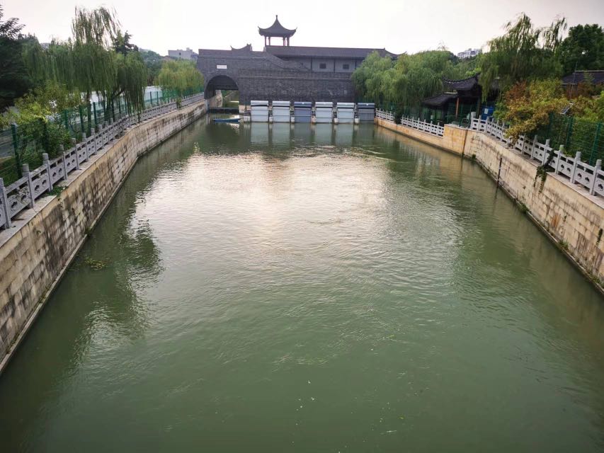 中國大運河原點公園再現(xiàn)"霜落邗溝積水清"古意境