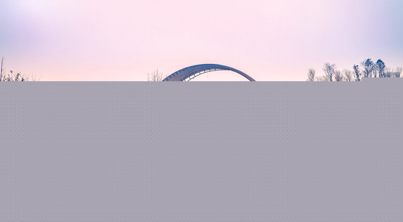 2024成都世園會主會場三座景觀橋主體結構完成