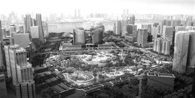 摩天大樓間，杭州的超級中央公園要來了