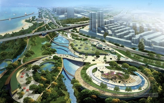 畢路德設計的四川遂寧涪江濕地公園