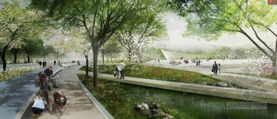 Diller Scofidio Renfro等設(shè)計的美國國家廣場競賽項目