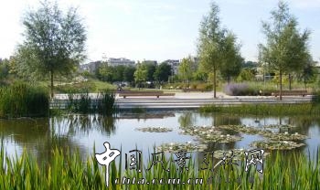 德法景觀考察:法國(guó)巴黎克里希?巴蒂尼奧勒公園(圖)