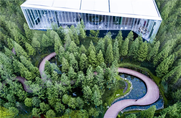 墨刻景觀丨綠地長沙麓湖郡體驗區