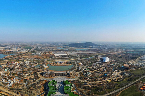 2021揚州“世園會”韓中緣館主體建成