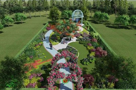 “歐式情調”展園入駐第十屆中國花博會