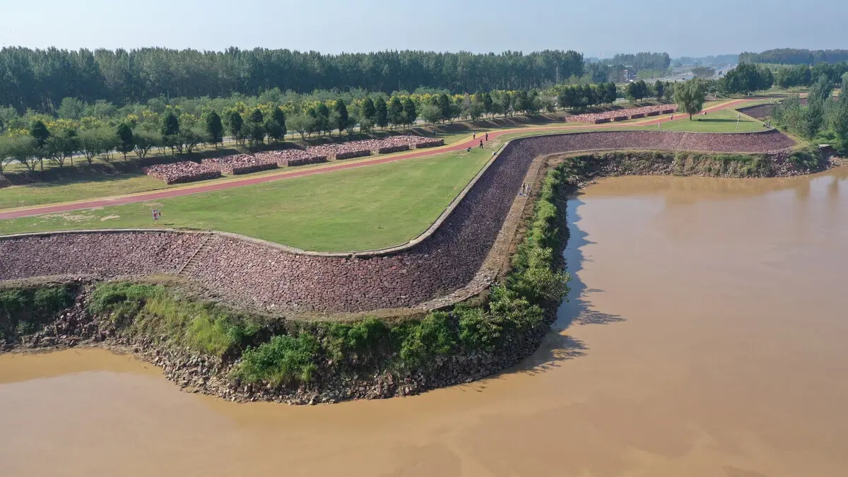 河南開封:建設(shè)生態(tài)廊道 打造黃河福道