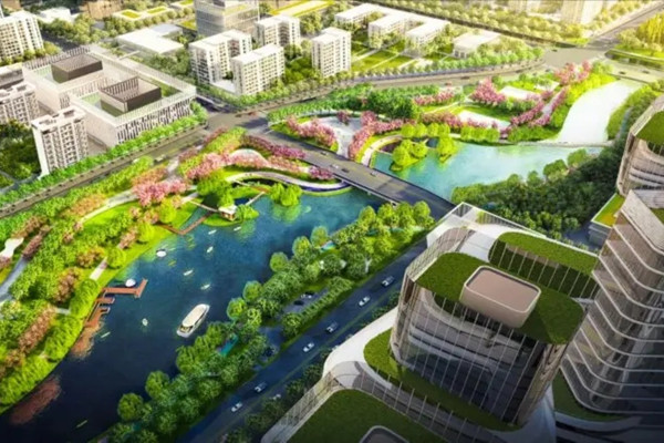 上海虹橋將建城市濱水中央公園